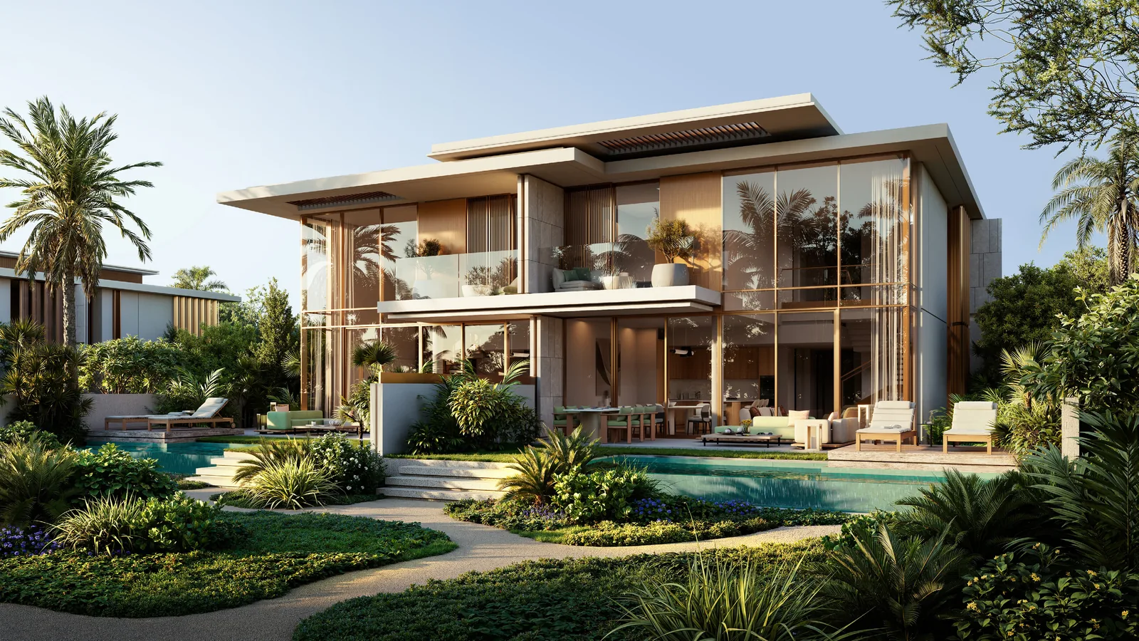 4-bedroom semi-detached villa with pool at Bay Estate, Dubai Islands